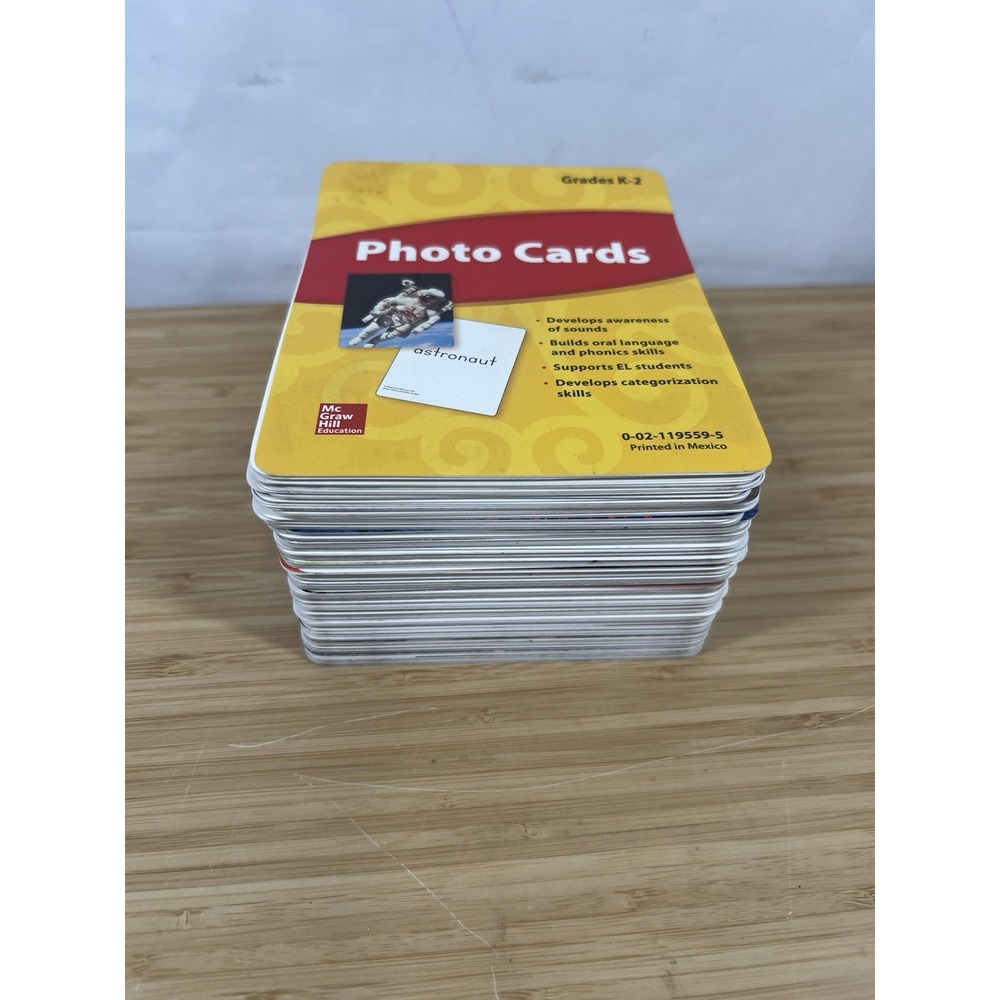 Reading Wonders, Grade K, Photo Cards Grade K-2 by McGraw Hill (2012, Book,...